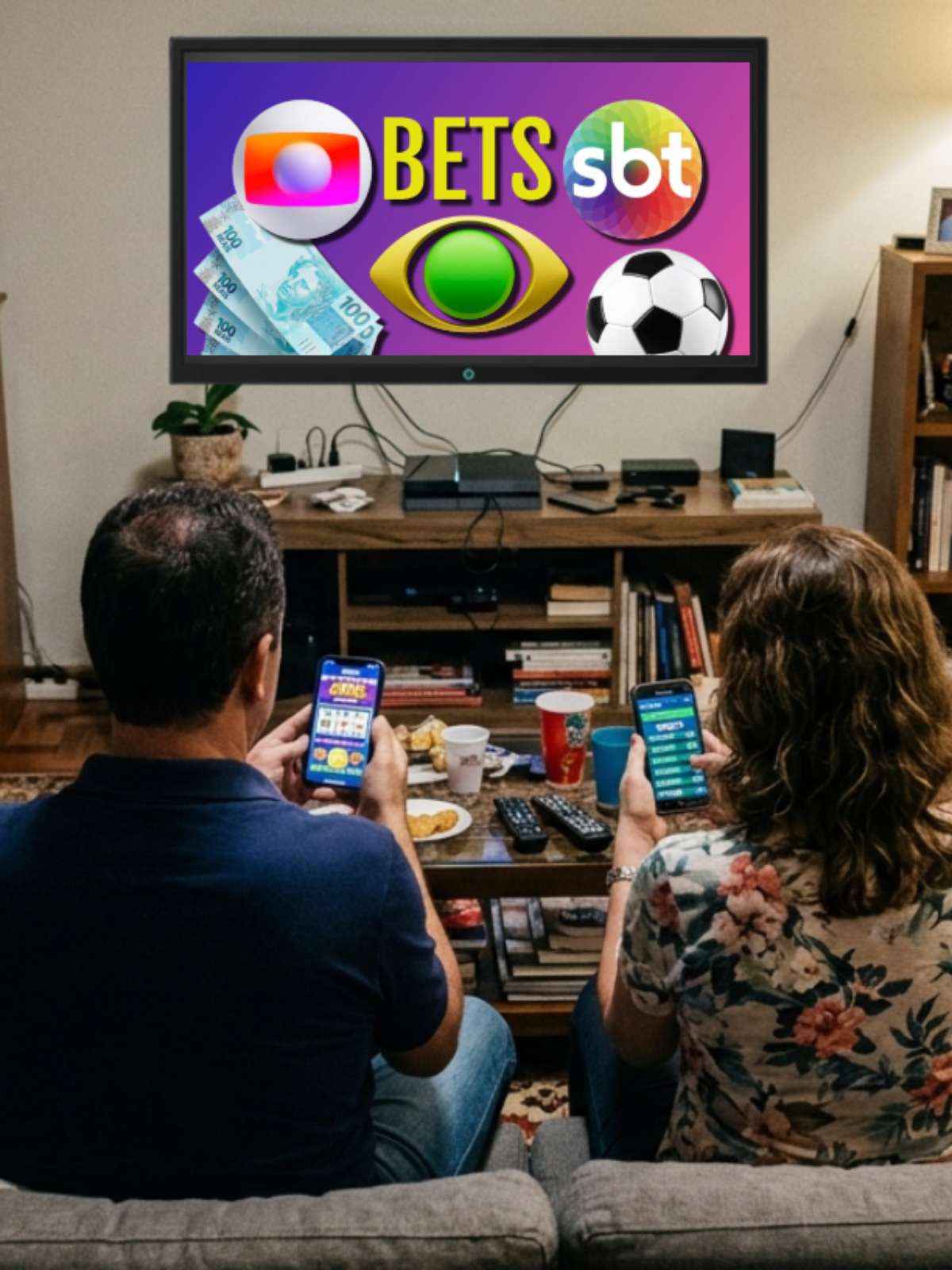 Casas de apostas investiram R$ 542,4 milhões na TV aberta entre janeiro e agosto, liderando o ranking de anunciantes