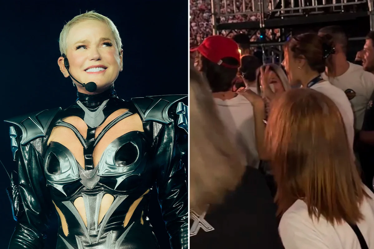 Xuxa e Sash Meneghel