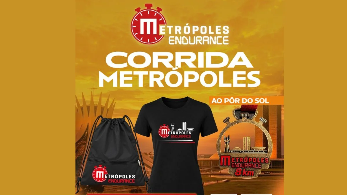 Metrópoles Endurance Corrida: confira o kit que será entregue aos atletas