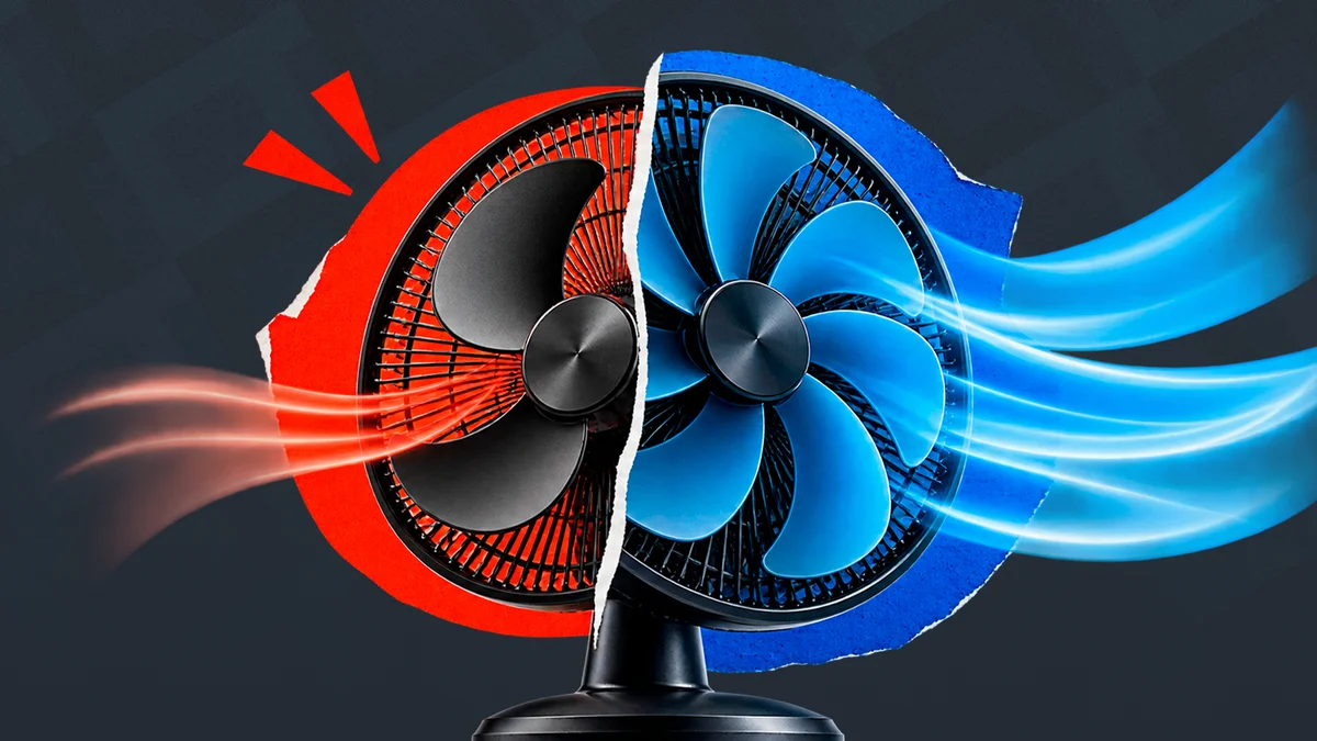 Imagem da matéria: Mais pás deixam o ventilador mais forte? O que realmente importa na compra