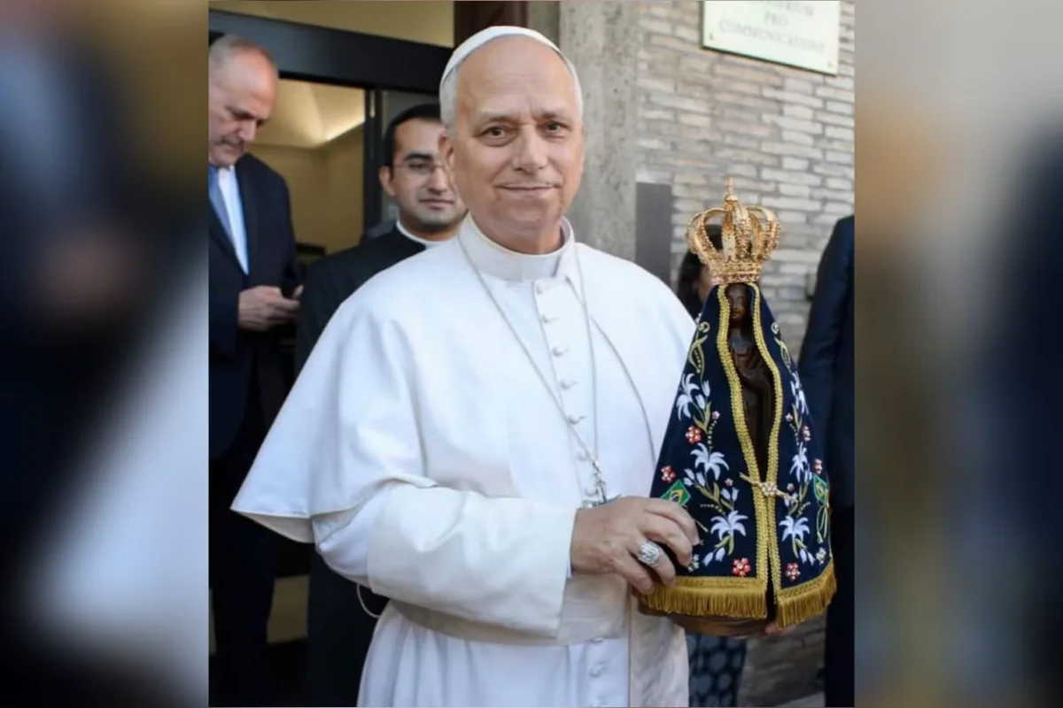 Pivô de disputa eleitoral, Nossa Senhora teve imagem abençoada por Leão XIV