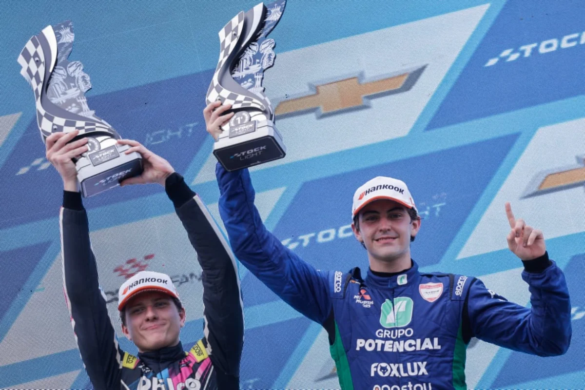 Luis Trombini celebra vitória na estreia da Endurance da Stock Light