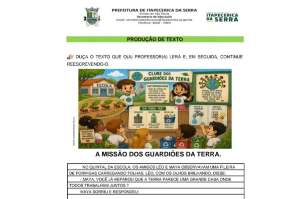 Prova para crianças do 3º ano mostra menino negro em lixeira na Grande SP - destaque galeria