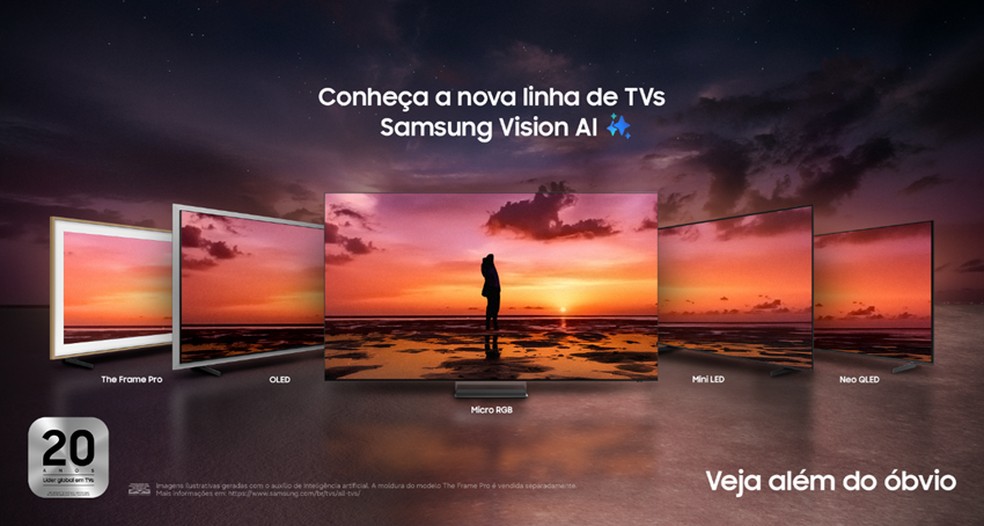Samsung lança novas TVs no Brasil com modelos de até R$ 42 mil; veja lista