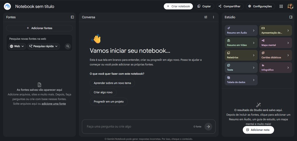 NotebookLM cria mapa mental? Veja como criar e usar o recurso para estudar
