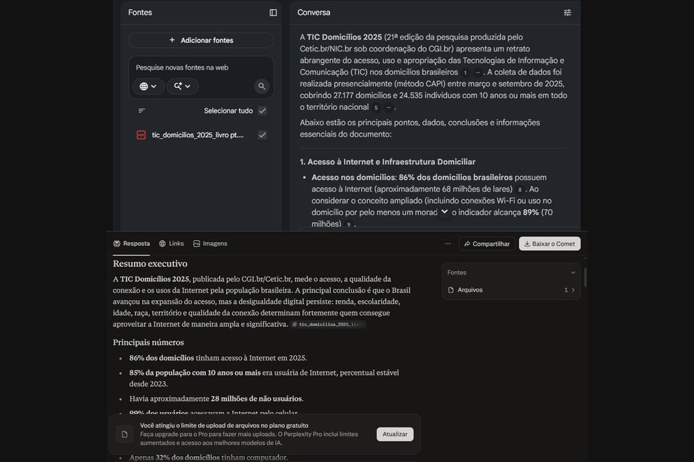 NotebookLM x Perplexity: qual IA é melhor para resumir PDF?