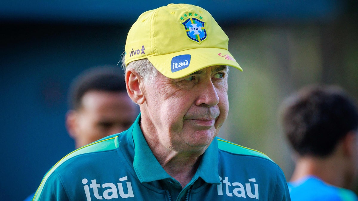 Escalação da seleção: Ancelotti deve abandonar esquema e usar Raphinha de centroavante