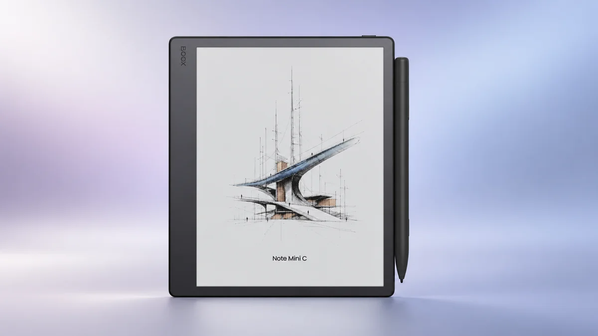 Imagem da matéria: Chinesa cria rival do Kindle Scribe com tela "do tamanho certo"