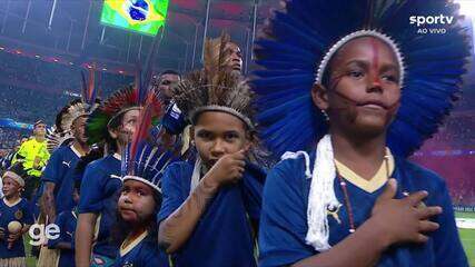 Bahia entra em campo com crianças indígenas