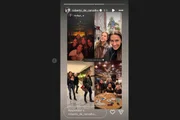 Roberto de Carvalho com a namorada, Lilibeth Monteiro, e amigos em NY