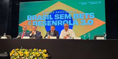 An&uacute;ncio de medidas "Brasil sem bets" que aconteceu nesta sexta-feira, 25, em evento em S&atilde;o Paulo Foto: Adrielle Farias/Terra