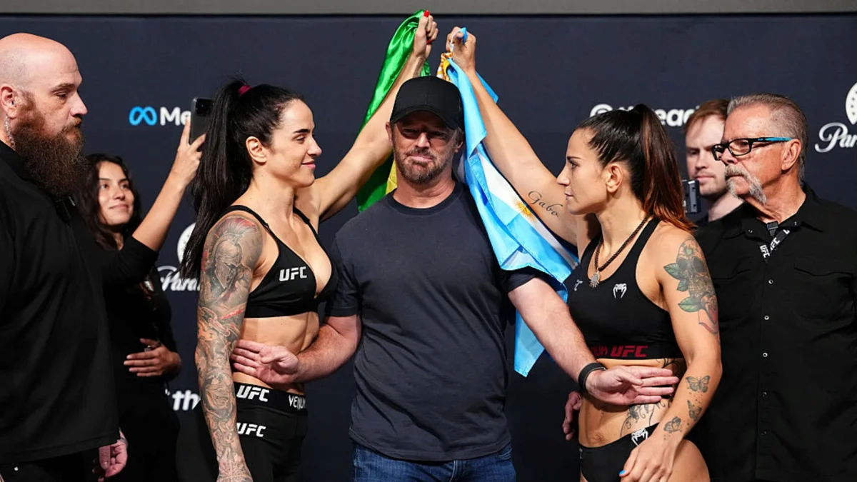 UFC: brasileira provoca rival com preservativos e notas de dinheiro