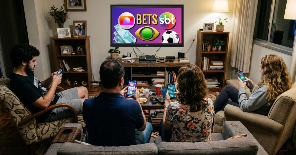 Casas de apostas investiram R$ 542,4 milhões na TV aberta entre janeiro e agosto, liderando o ranking de anunciantes