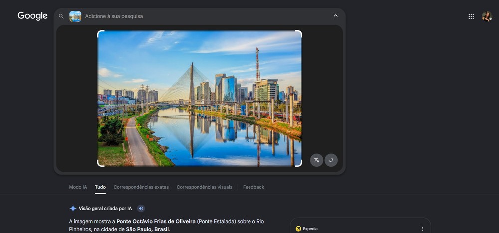 Google Lens é uma das ferramentas disponíveis no Google Chrome — Foto: Reprodução/Erika Martins
