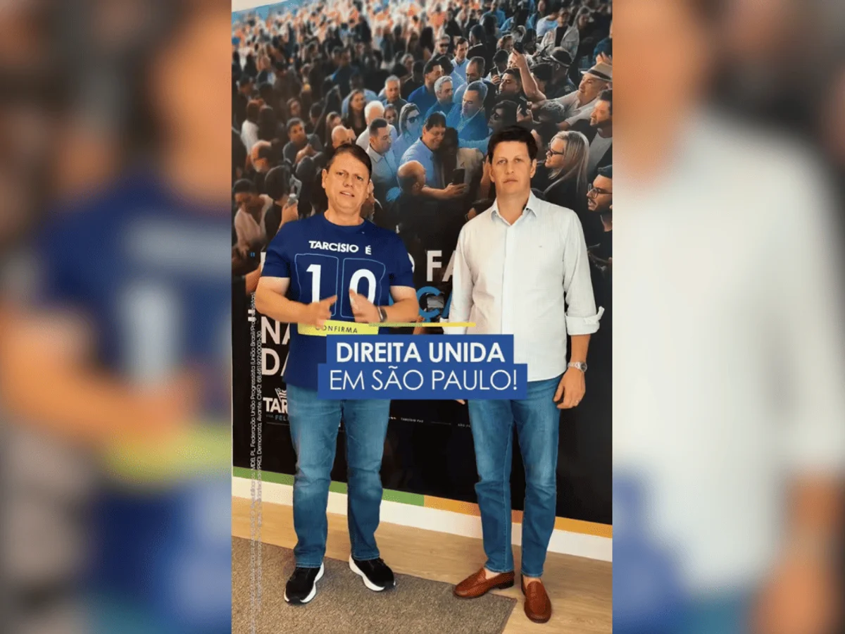 Tarcísio elogia Salles por desistir de candidatura ao Senado: "Grandeza"