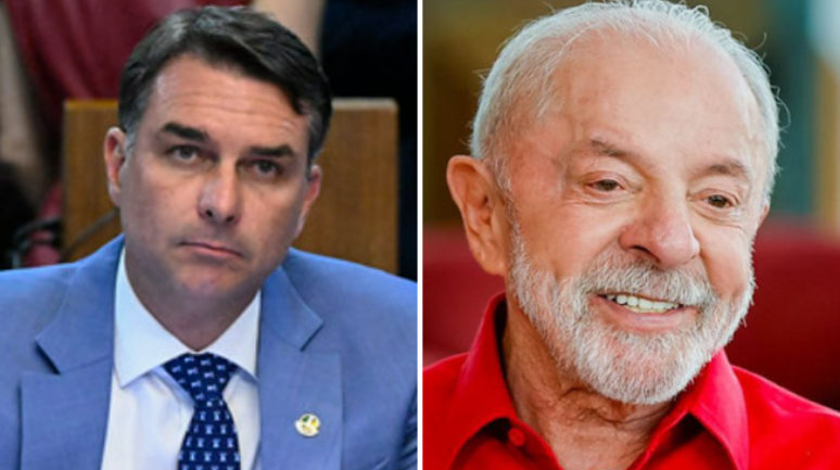 Pesquisa Quaest: Flávio Bolsonaro e Lula estão empatados com 42% no 2º turno