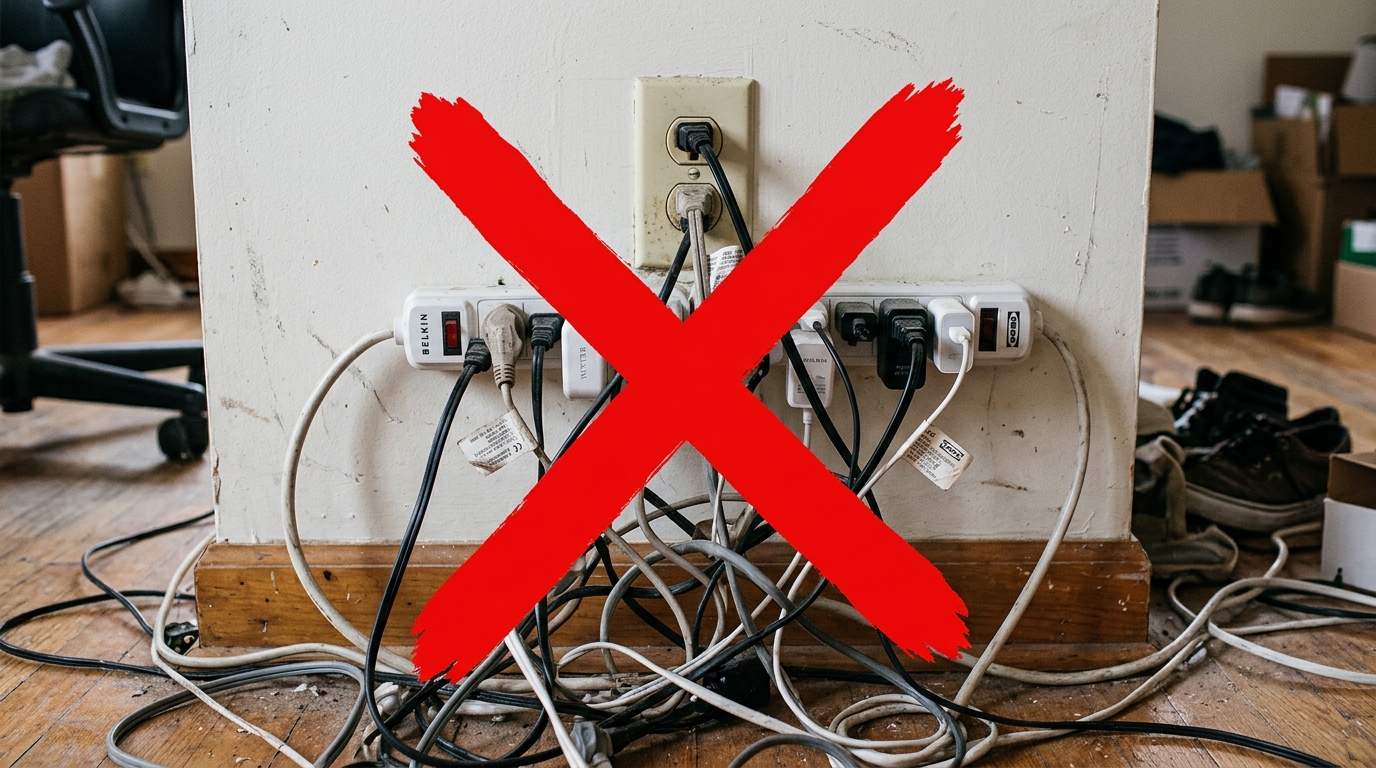 Adeus às extensões elétricas: tomadas embutidas no piso e nos móveis ganham espaço dentro de casa
