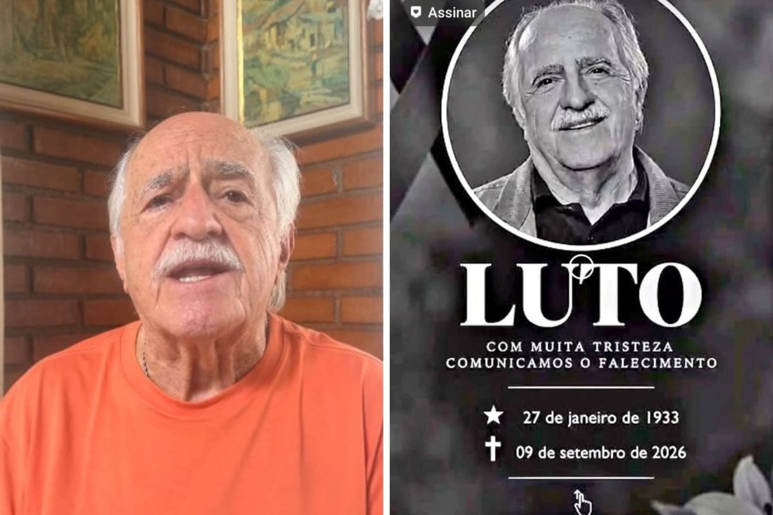 Ary Fontoura, ator | Comunicado falso de morte