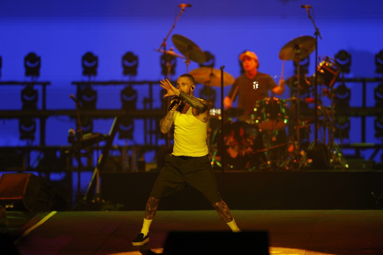 Maroon 5 no Rock in Rio 2026 — Foto: Alexandre Cassiano / Agência O Globo
