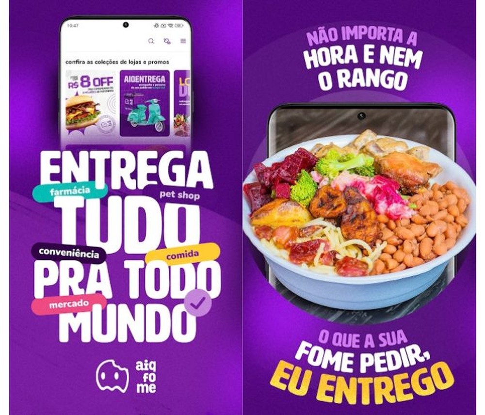 aiqfome pertence ao Grupo Magalu e tem forte presença em cidades do interior — Foto: Reprodução/Google Play Store