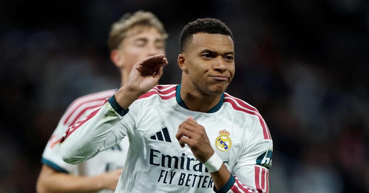 Com Endrick titular pela primeira vez com Mourinho, Real Madrid vence Sevilla com dois de Mbappé