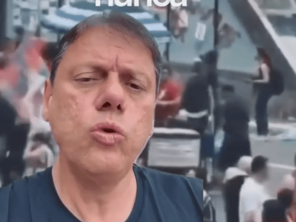 Tarcísio critica ato do PT na Paulista: "Vandalismo nunca é ferramenta"
