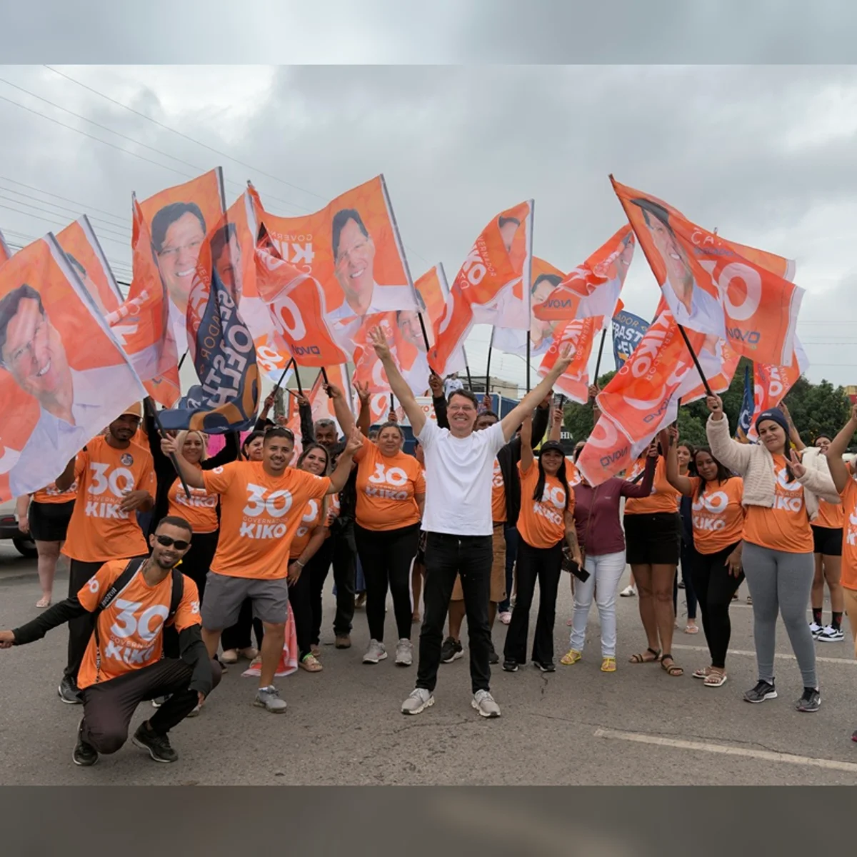 Último dia de campanha: Kiko Caputo promete hospital e nova via no Guará