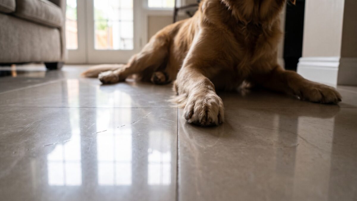Qual piso é melhor para quem tem cachorro: porcelanato, vinílico ou laminado?