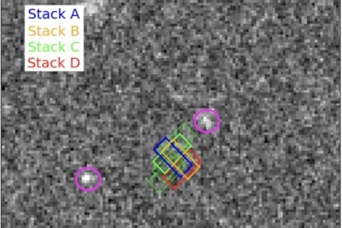 Imagem em preto e branco de sinal misterioso vindo do espaço - Metrópoles