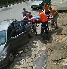 Mulher foi salva por socorristas de São Vicente (SP) após passar 20 minutos em parada cardiorrespiratória Foto: