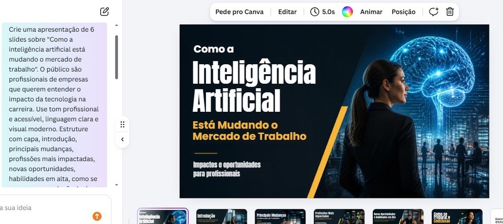 IA para criar apresentação de slides: veja 6 ferramentas e como usar