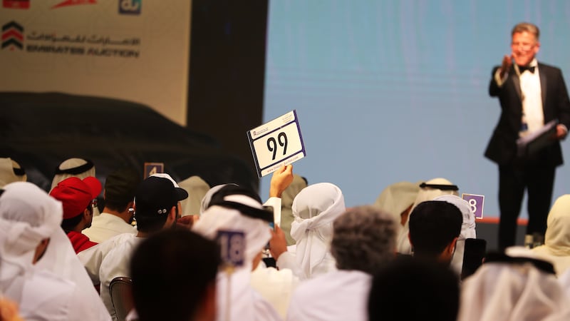 The bidding was tense
