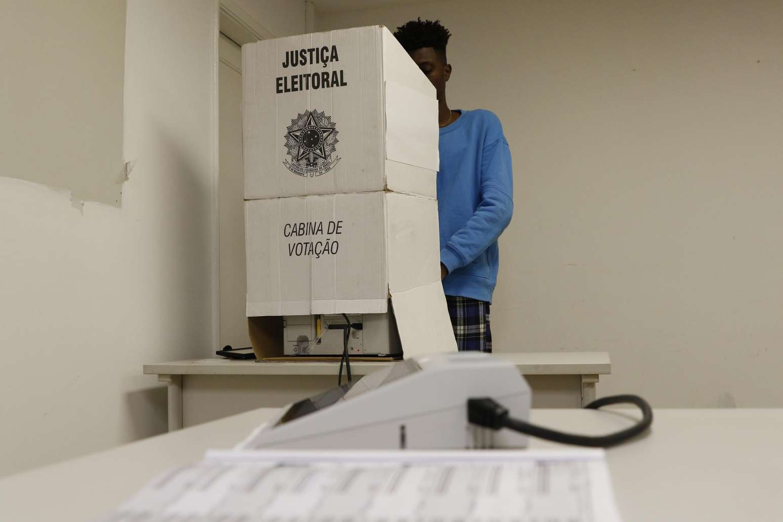 Cabina de vota&ccedil;&atilde;o