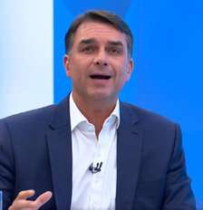 Flávio Bolsonaro falou sobre reeleição Foto: Reprodução/TV Globo