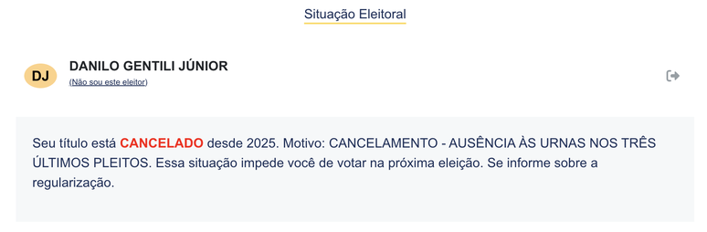 Felca, Danilo Gentili e Rebeca Andrade: Veja famosos que estão com título de eleitor cancelado