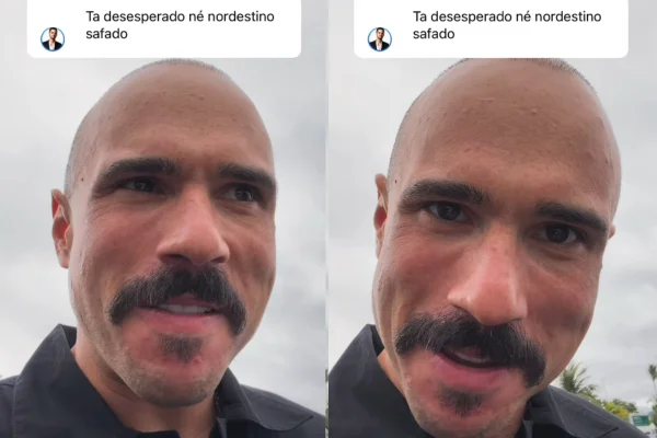 Ed Gama ironiza após ser chamado de “nordestino safado”