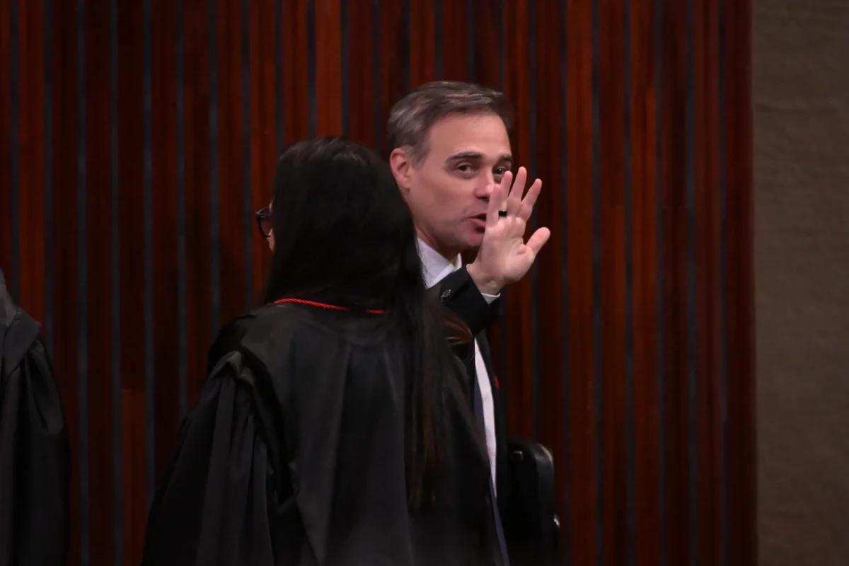 Ministro Andre Mendonca durante sessão no Tribunal Superior Eleitoral TSE Metropoles 7