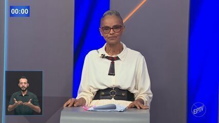 Marina Silva (Rede), candidata ao Senado por SP, faz suas considerações finais