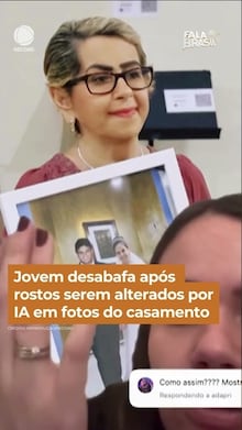 Casamento viraliza após noivo chamar a noiva pelo nome da irmã dela no altar; veja o vídeo