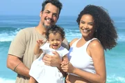 Lucy Ramos exibe barrigão na reta final da gravidez da segunda filha; fotos