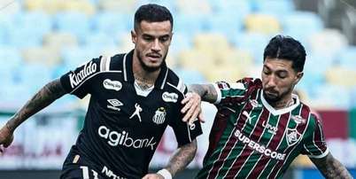 Gabigol voltou a estufar a rede contra o Fluminense pelo Brasileir&atilde;o Foto: Divulga&ccedil;&atilde;o/ Santos / Jogada10