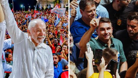Lula lidera entre mulheres, com 49%, contra 31% de Flávio; cenário se inverte entre homens