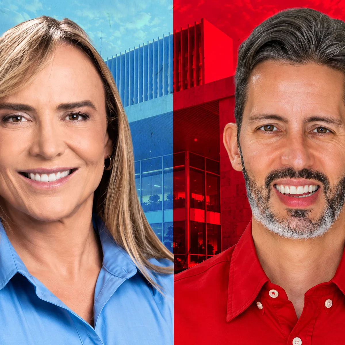 Celina x Grass iniciam 2º turno atrás de 213 mil votos de Belmonte e Kiko