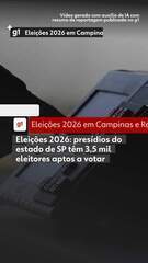 Eleições 2026: presídios do estado de SP têm 3,5 mil eleitores aptos a votar